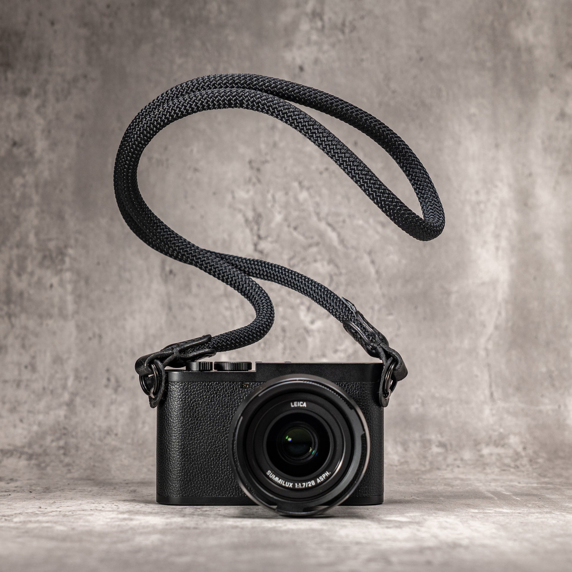 Classic Round Rope Camera Strap -  Stealth