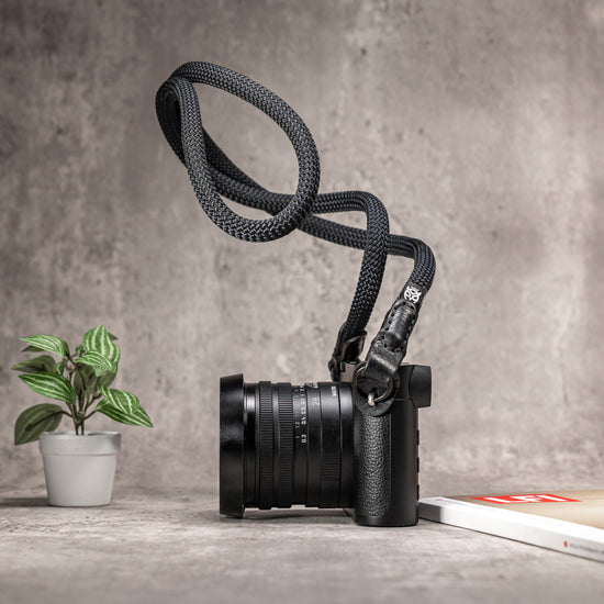 Classic Round Rope Camera Strap -  Stealth