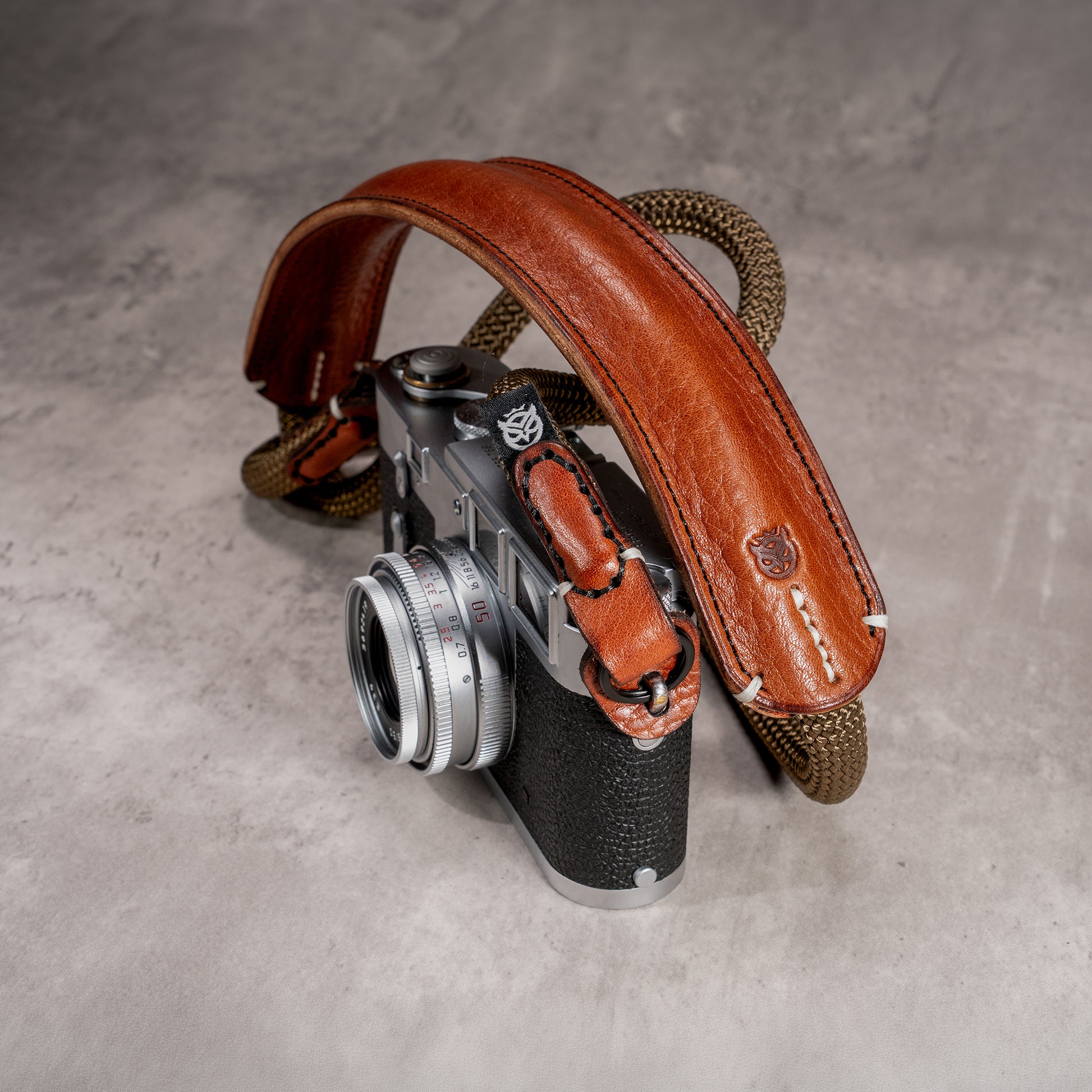 Classic Round Rope Padded Camera Strap - Outback
