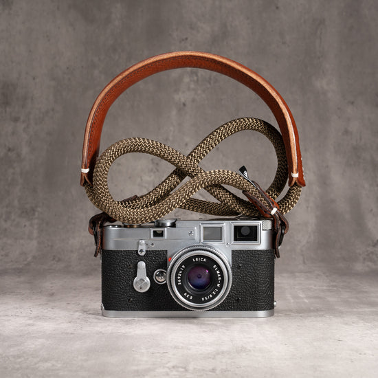 Classic Round Rope Padded Camera Strap - Outback