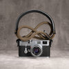 Classic Round Rope Padded Camera Strap - Safari