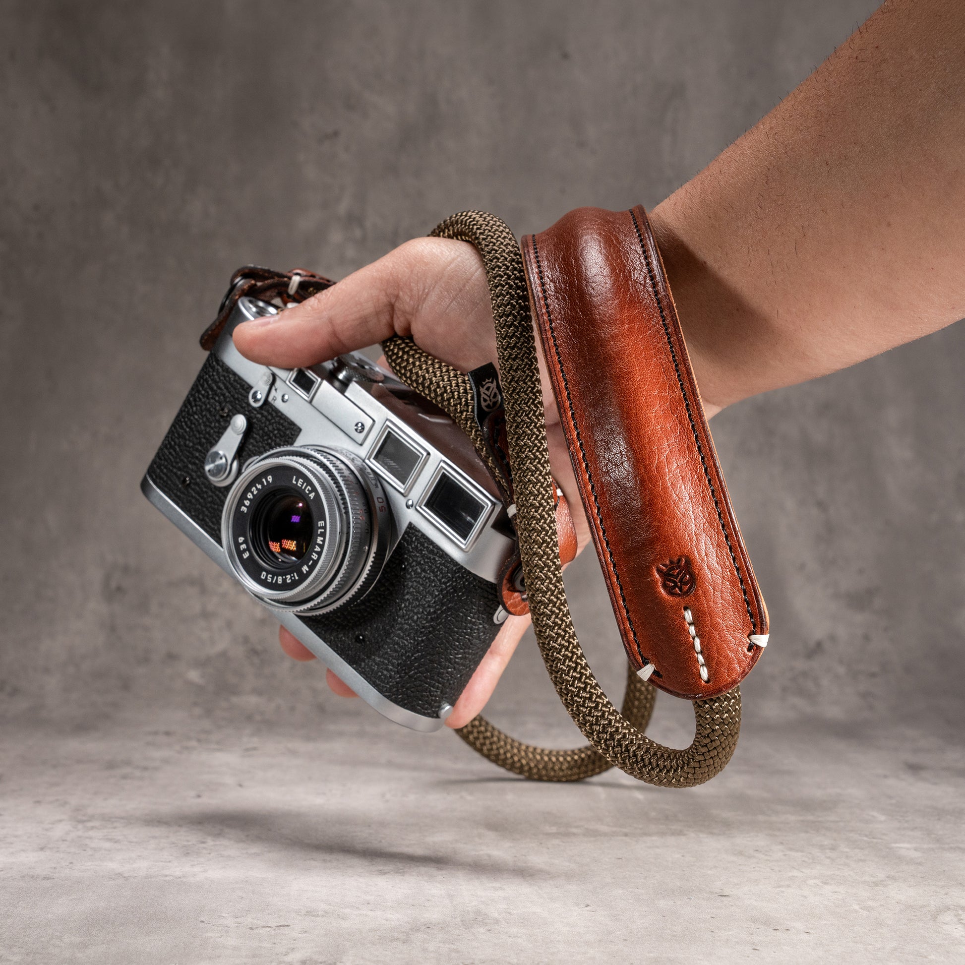 Classic Round Rope Padded Camera Strap - Outback