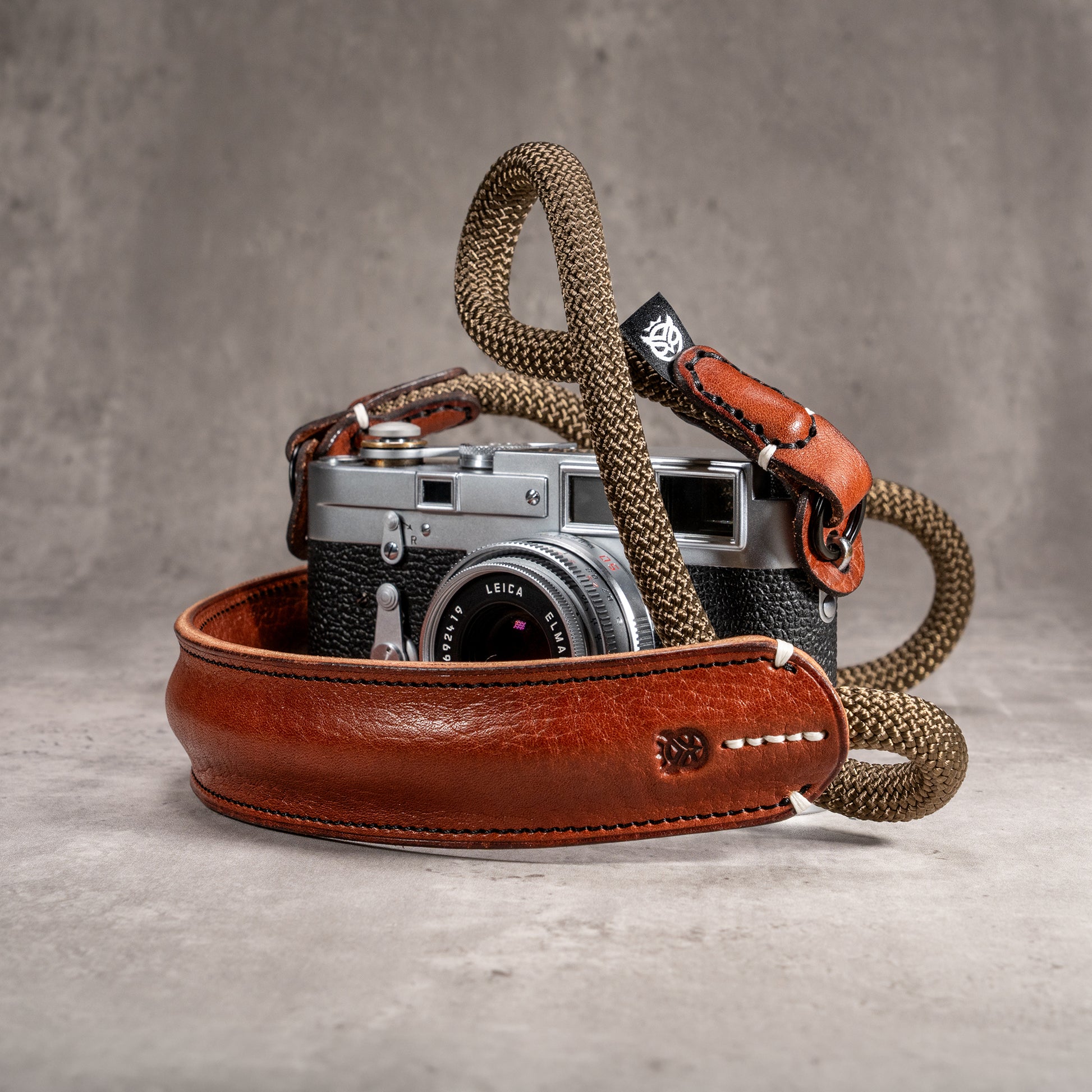 Classic Round Rope Padded Camera Strap - Outback