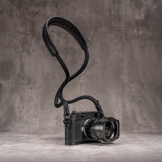 Classic Round Padded Rope Camera Strap -  Stealth