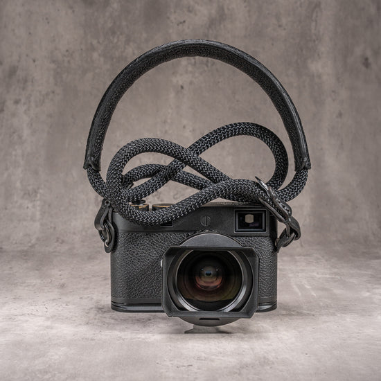 Classic Round Padded Rope Camera Strap -  Stealth