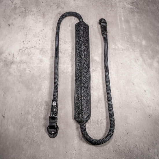 Classic Round Padded Rope Camera Strap -  Stealth