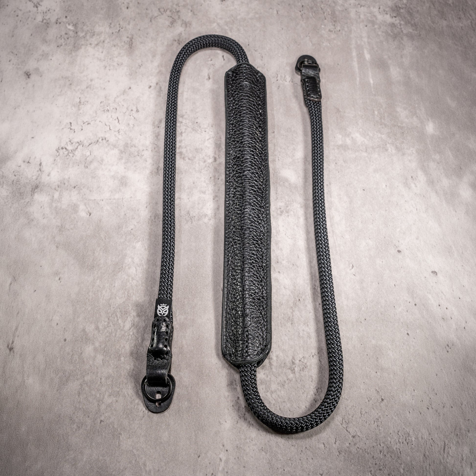 Classic Round Padded Rope Camera Strap -  Stealth