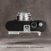 EyeKup For Leica M EV1 Silver Chrome (Requires a HotGrip)