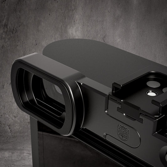 EyeKup For Leica Q2 & Q3 Black Chrome (Requires a HotGrip)