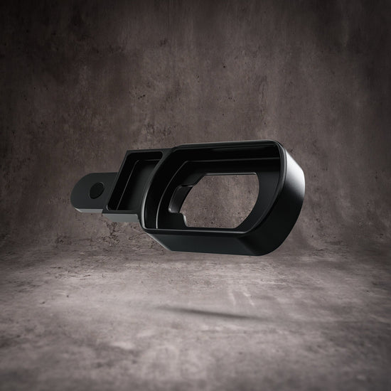 Owlkrown EyeKup for Leica Q2 and Q3 in Black Chrome, silicone pad detail