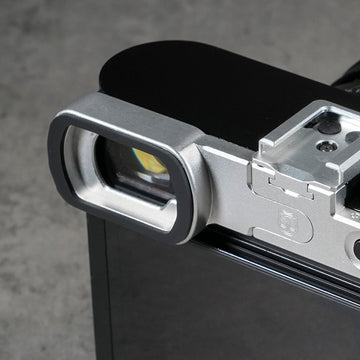 EyeKup For Leica Q2 & Q3 Silver Chrome (Requires a HotGrip)
