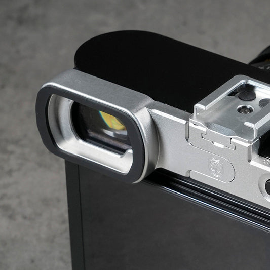 EyeKup For Leica Q2 & Q3 Silver Chrome (Requires a HotGrip)