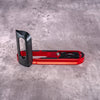 FlexGrip for Leica Q — OxBlood plate, Black Chrome grip