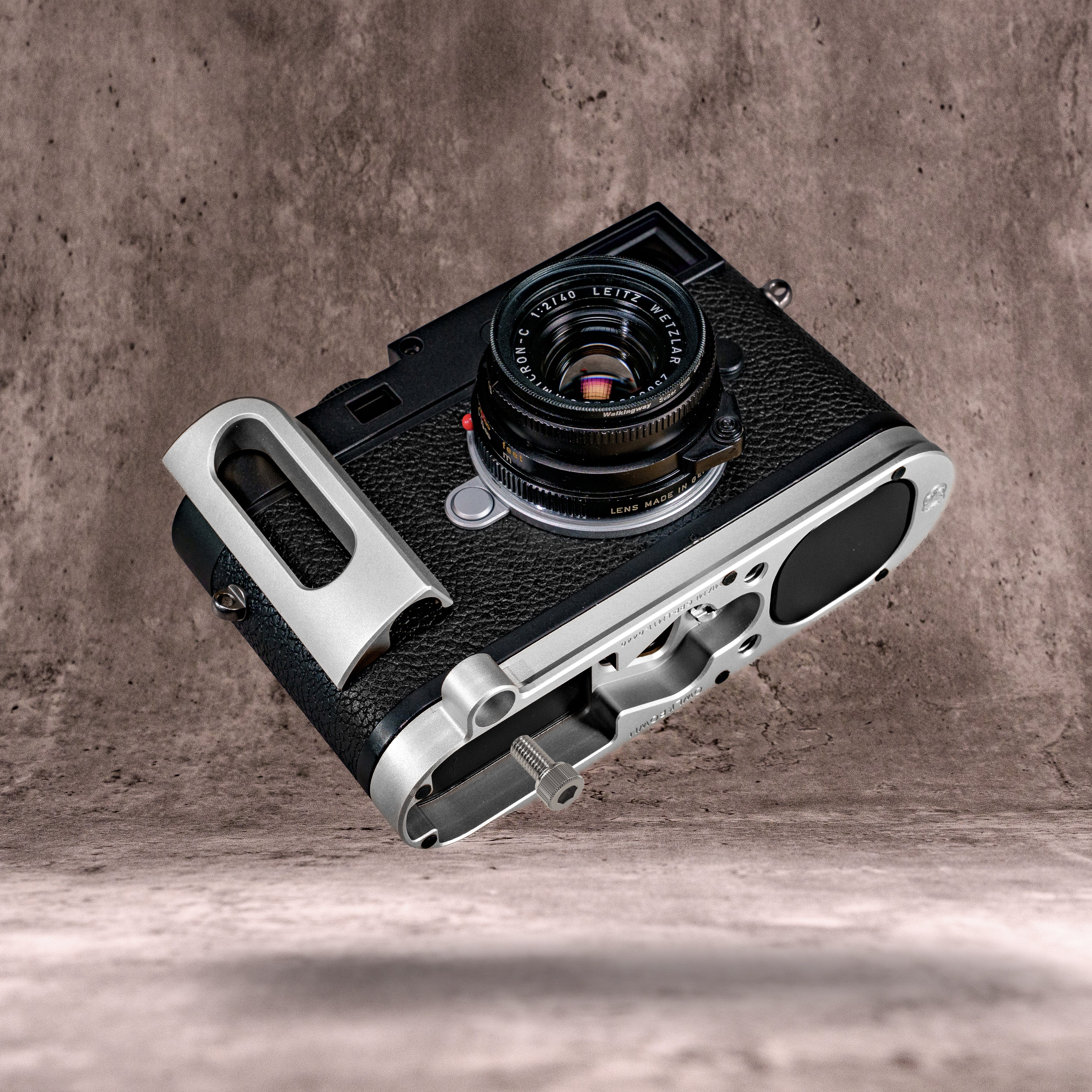 FlexGrip for Leica M11 & M EV1 Silver Chrome | Owlkrown – Owlkrown