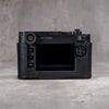 Camera in a black python FlexCase seen from the back, straight on