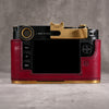 FlexCase for Leica M11, M EV1 - OxBlood - Brass Plate - Limited Edition