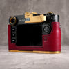 FlexCase for Leica M11, M EV1 - OxBlood - Brass Plate - Limited Edition