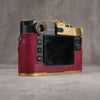 FlexCase for Leica M11, M EV1 - OxBlood - Brass Plate - Limited Edition