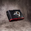 FlexCase for Leica M11, M EV1 - Black Chrome - OxBlood Plate