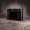 FlexCase for Leica M11, M EV1 - Black Chrome - OxBlood Plate