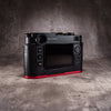 FlexCase for Leica M11, M EV1 - Black Chrome - OxBlood Plate