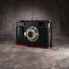 FlexCase for Leica M11, M EV1 - Black Chrome - OxBlood Plate