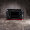 FlexCase for Leica M11, M EV1 - Black Chrome - OxBlood Plate