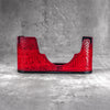 Red python FlexCase on its own, empty, front view