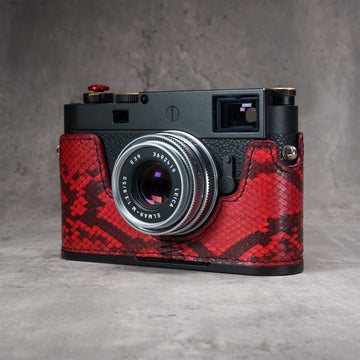 Red Python FlexCase on a Leica M11, front angle