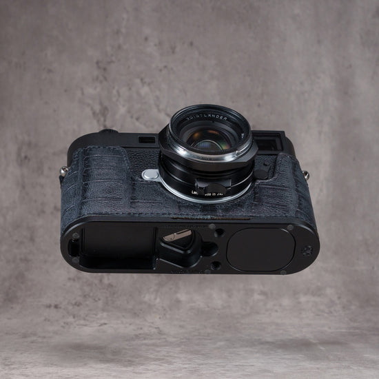 Black Swamp FlexCase from below, showing the machined Black Chrome base plate