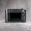 Black Chrome FlexGrip on a Leica M10, seen from the back