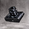 Leica M10 with the Black Chrome FlexGrip, underside with the tripod thread