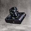 Leica M10 with the Black Chrome FlexGrip, underside with the tripod thread