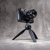 Leica M10 with the Black Chrome FlexGrip on a tabletop tripod