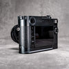 Black Chrome FlexGrip on a Leica M10, side profile from the back