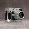 Silver Chrome FlexGrip fitted to a Leica M10, seen from the front