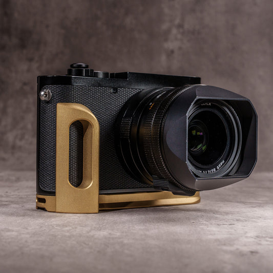 FlexGrip For Leica Q2 & Q3 - Solid Brass
