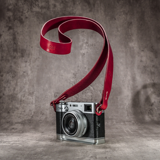 Helliot Leather Camera Strap - OxBlood