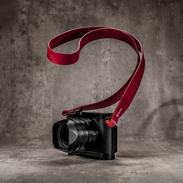 Helliot Leather Camera Strap - OxBlood