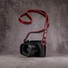 Slacker Leather Camera Strap - OxBlood