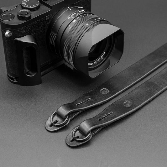 Helliot Leather Camera Strap - Stealth