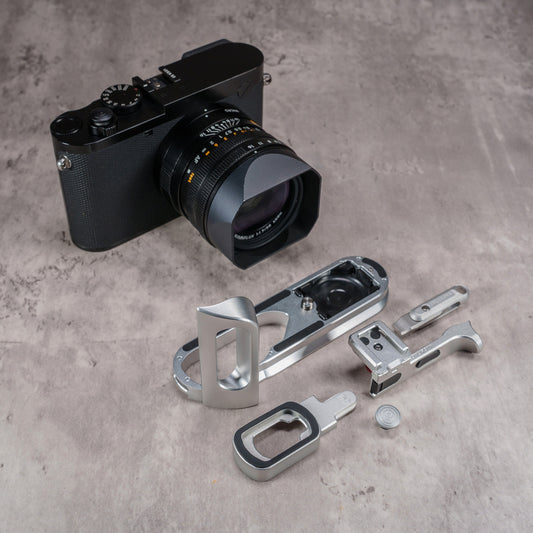 M.O.A.K. Mother of All Kits for Leica Q2 & Q3 Silver Chrome (Bundle & Save $70)