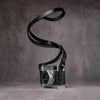 Noboru Leather Camera Strap Black & Red Accent for Fuji Film