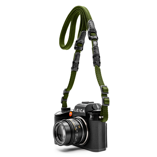 Correa de cuerda clásica verde militar