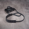 Classic Flat Padded Rope Camera Strap - Black Swamp