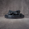 Classic Flat Padded Rope Camera Strap - Black Swamp