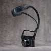 Classic Flat Padded Rope Camera Strap - Black Swamp