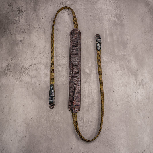 Classic Flat Padded Rope Camera Strap - Everglades
