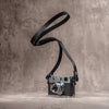Raw Vintage Leather Camera Strap -  Monochrome