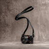 Raw Vintage Leather Camera Strap -  Monochrome